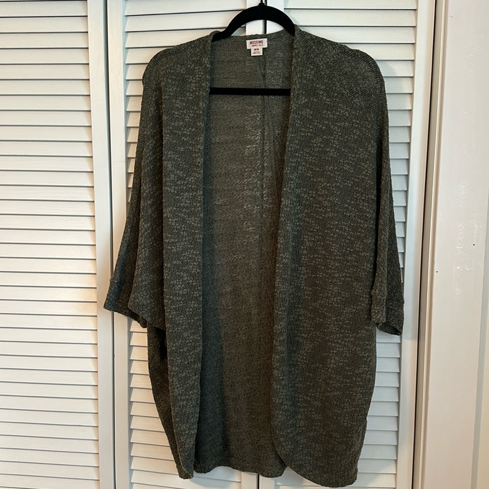 Mossimo Supply Co. Lightweight Green olive Cardigan |